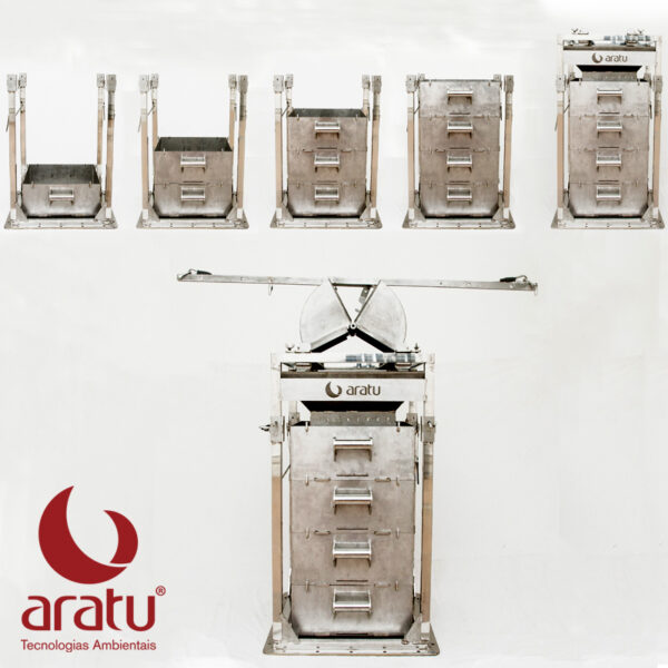 Aratu Acessorio Sistema de Peneiramento 800x800 Composicao Montagem 1 - ARATU - ARATU | EQUIPAMENTOS PARA AMOSTRAGEM AMBIENTAL, AMPLO PORTFÓLIO COM QUALIDADE INTERNACIONAL. - Equipamentos de Coleta de Água - Análise de Qualidade da Água - Ferramentas para Análise Ambiental - Estudos de Ambientes - Aquáticos Coleta de Organismos - Bentônicos