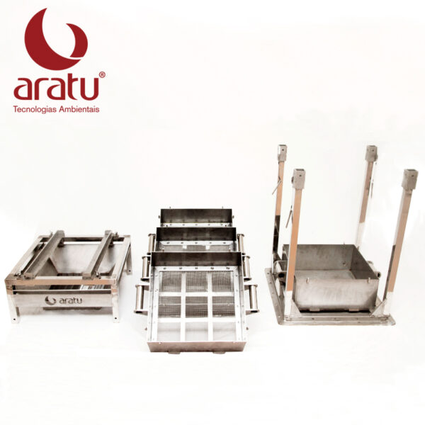 Aratu Acessorio Sistema de Peneiramento 800x800 Composicao desmontada no chao 1 - ARATU - ARATU | EQUIPAMENTOS PARA AMOSTRAGEM AMBIENTAL, AMPLO PORTFÓLIO COM QUALIDADE INTERNACIONAL. - Equipamentos de Coleta de Água - Análise de Qualidade da Água - Ferramentas para Análise Ambiental - Estudos de Ambientes - Aquáticos Coleta de Organismos - Bentônicos