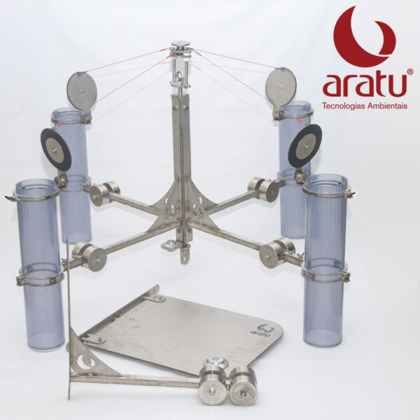 Aratu Sistema de Armadilha de Sedimento 800x800 Conjunto Armado 1 - ARATU - ARATU | EQUIPAMENTOS PARA AMOSTRAGEM AMBIENTAL, AMPLO PORTFÓLIO COM QUALIDADE INTERNACIONAL. - Equipamentos de Coleta de Água - Análise de Qualidade da Água - Ferramentas para Análise Ambiental - Estudos de Ambientes - Aquáticos Coleta de Organismos - Bentônicos